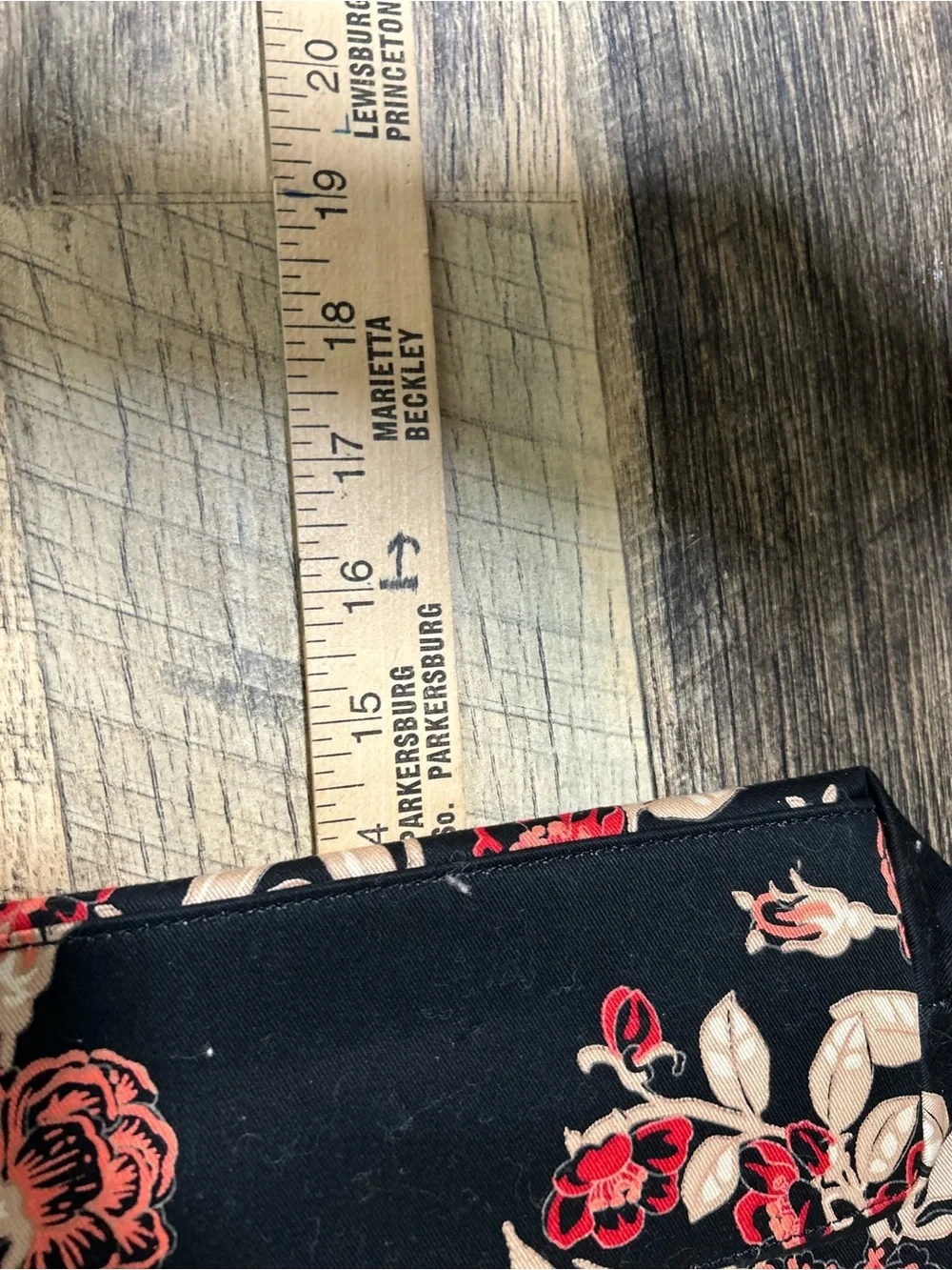 Old Navy Vintage Y2K Black Floral Cotton Handbag Braided Handles